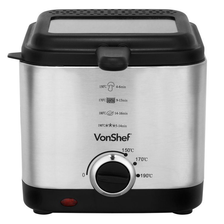 VonShef 1.5 L Compact Deep Fat Fryer & Reviews Wayfair.co.uk